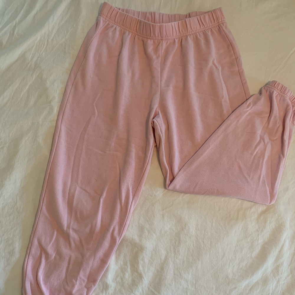 light pink sweats